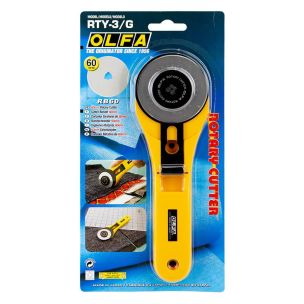 **-Olfa 60mm Rotary Cutter Straight Handle Rty-** 3/G ##-Olfa OL4112-##