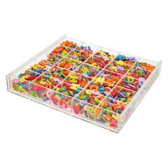 **-Buttons Letter Ass't 910 Pcs Per Box-** ##-Birch Creative 049542-##