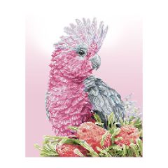 **-Diamond Dotz Crystal Art Kit-** Pink Galah And Banksia (Carlie Edwards), 51 x 41cm ##-Diamond Dotz DD10-058-##