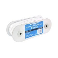 **-Uni Trim Elastic Non-** Twist 6mm X 150m White ##-Unitrim N4970-6-##