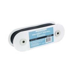 **-Uni Trim Elastic High-** Density Non - Roll 20mmx25m Black (Hemline Label) ##-Unitrim U4361-20-##